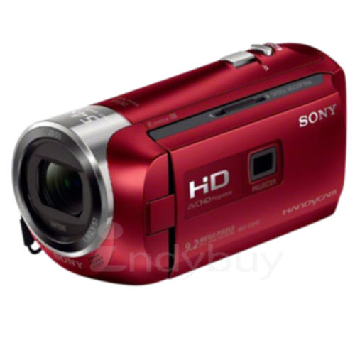 Sony Full HD 29.8mm Wide-Angle Lens Handycam(Red) 